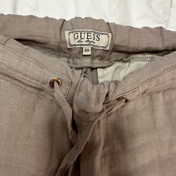 Guess linen wide legged pants, sz Xsmall - Picture 5 of 6